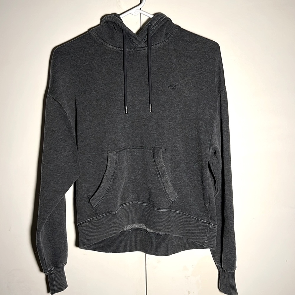 Hollister Dark Grey Hoodie Size X Small